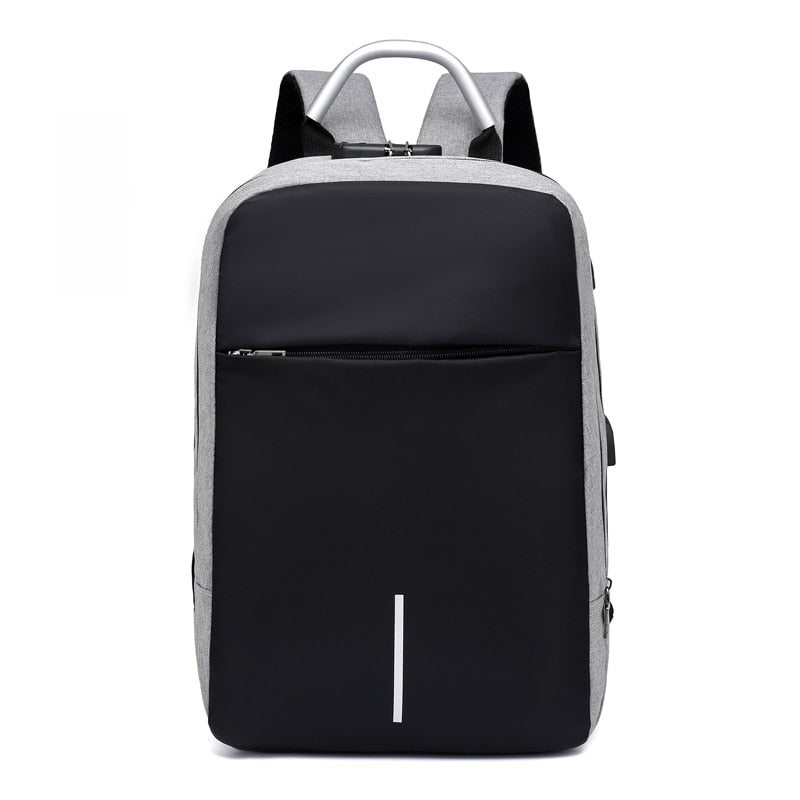 Wasserfest Anti-Diebstahl Laptop Rucksack – Verstecktes Reißverschluss-Design mit USB-Laden | Brehn