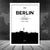 Berliner Skyline-Stadtbild-Druck