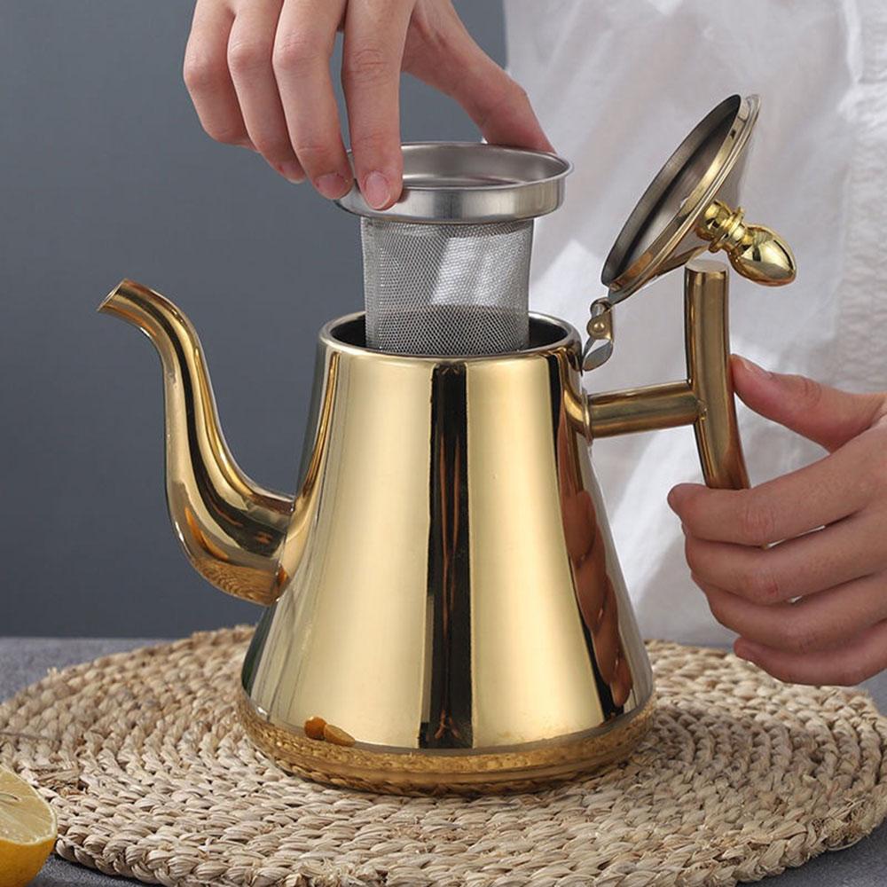 Bester Induktionswasserkocher mit Filter Robuste Edelstahl Teekanne | Brehn