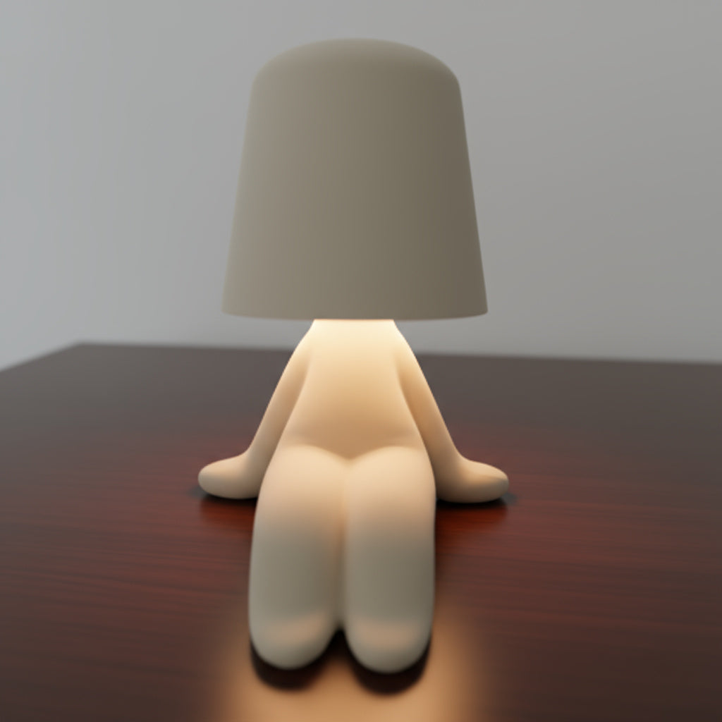 Brehn | Skurille Mann Moderne Schreibtischlampe