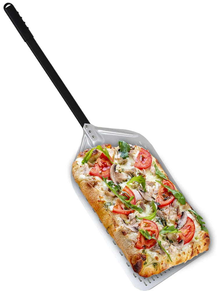 Große Pizza Perforierte Schaufel Paddle Griff für Ofen Pizza Backwerkzeug | Brehn