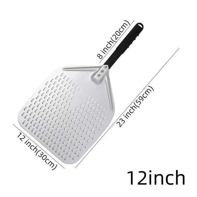 Große Pizza Perforierte Schaufel Paddle Griff für Ofen Pizza Backwerkzeug | Brehn