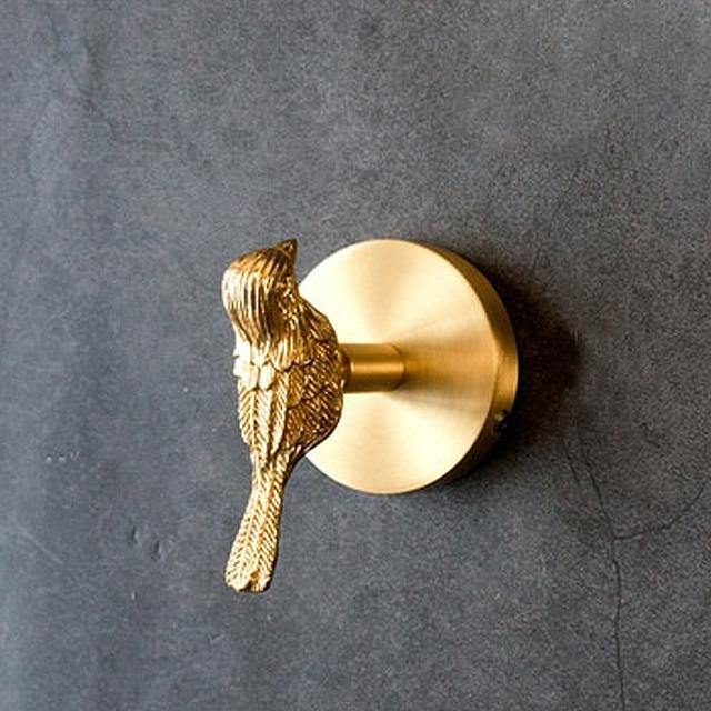 Goldene Messingwandhaken – Handgefertigte Tierdesigns für stylische Wanddekoration | Brehn