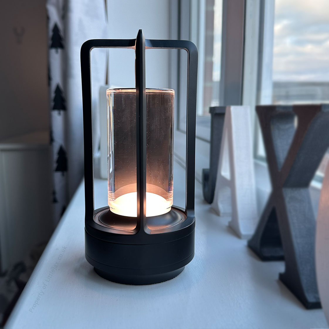 Drahtlose Vintage Laterne Tischlampe | Brehn
