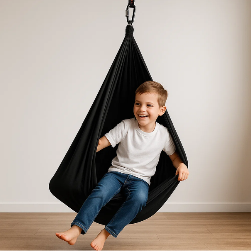 RustNest – Baumwollschaukel für sensorische Therapie für Kinder