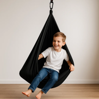 RustNest – Baumwollschaukel für sensorische Therapie für Kinder