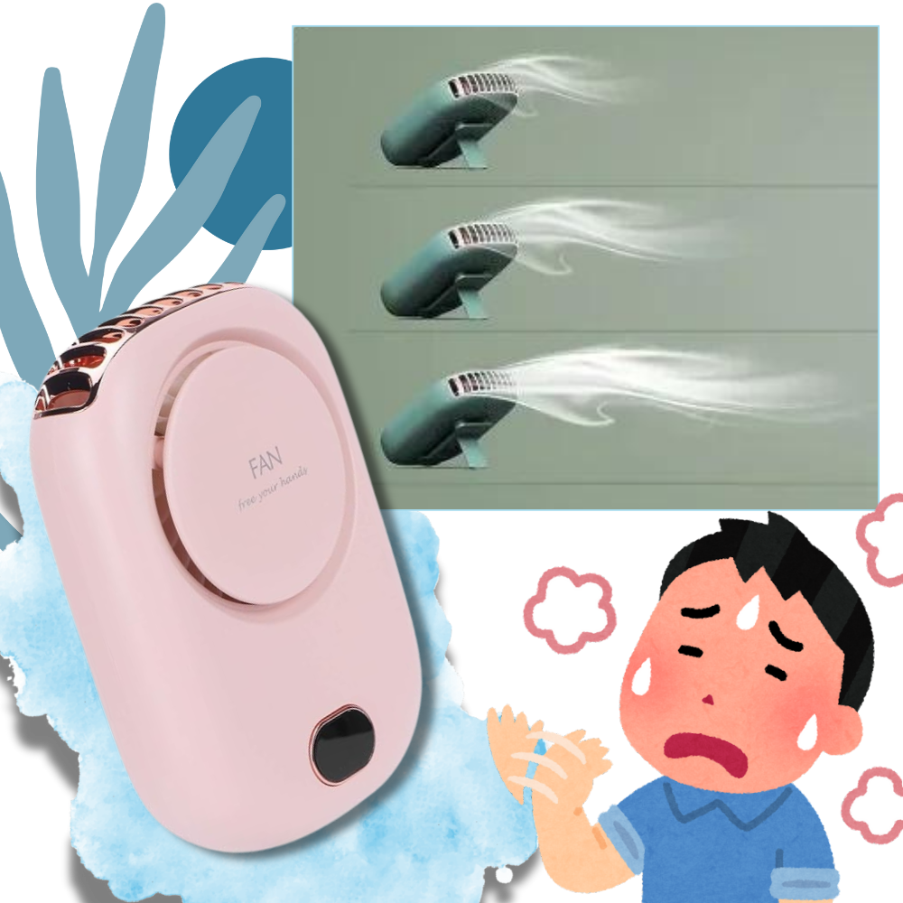 Klingenlos verstellbarer tragbarer Halsventilator | Brehn
