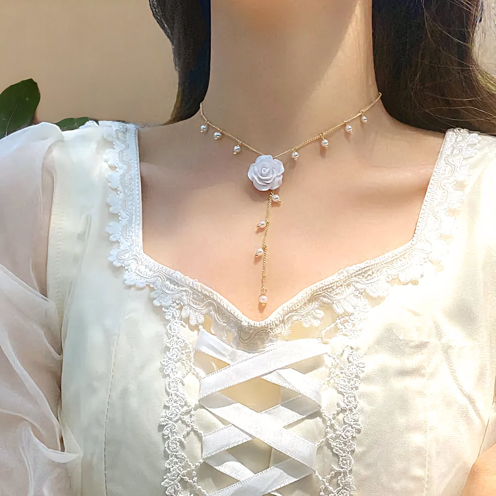 Brehn | Blanc La Floral Halskette