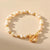 Brehn | Boho Gold Akzentperlenarmbänder