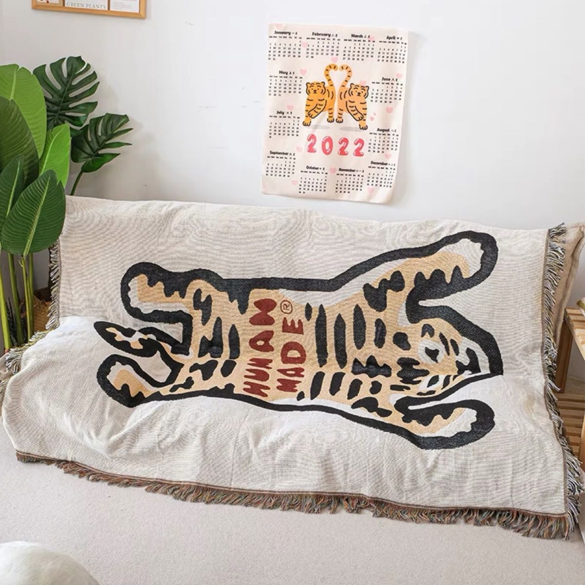 Boho Stil Strickdecke für Gemütliche Wohnkultur | Brehn