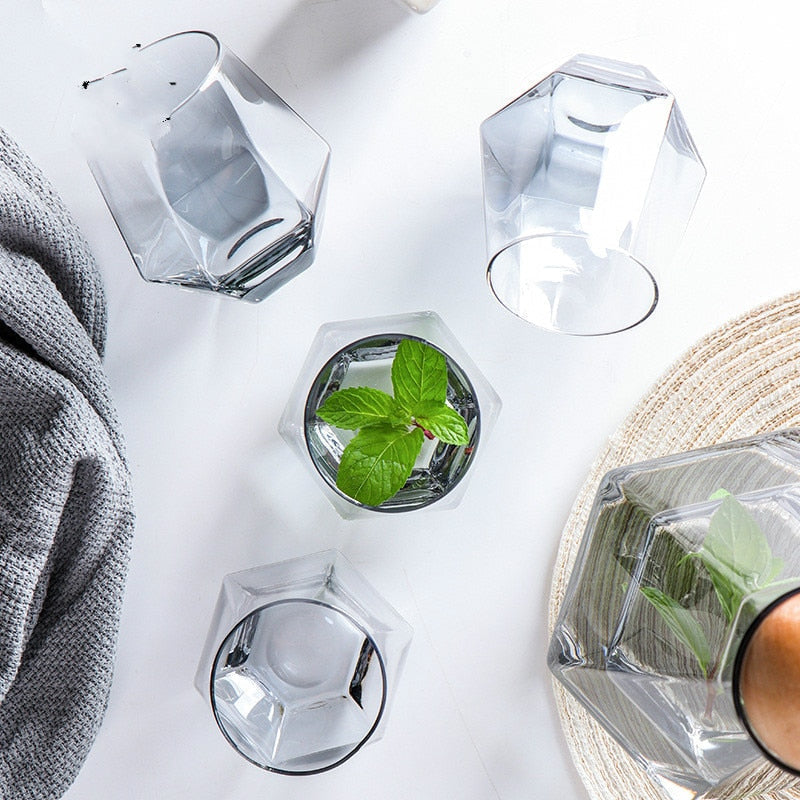 Gekochtes Wasser Kaltes Wasser Krug Set Kristallglas Wasserkaraffe Wasserbecher | Brehn
