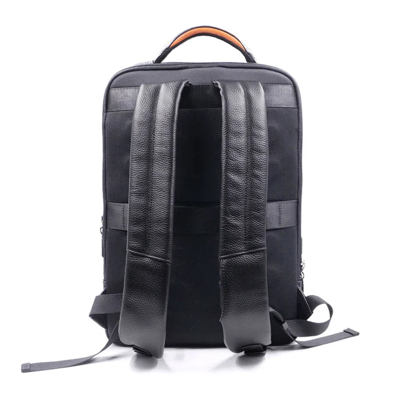 Premium Leder Rucksack mit Fingerabdruckschloss – Männer Anti-Diebstahl Rucksack | Brehn