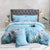 Azure Bloom Bettbezug-Set (Ägyptische Baumwolle, 500 TC) | Brehn