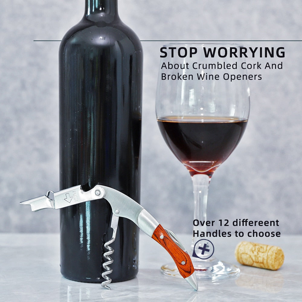 Flaschenöffner und Foliencutter Geschenk für Weinliebhaber Wein Korkenzieher | Brehn