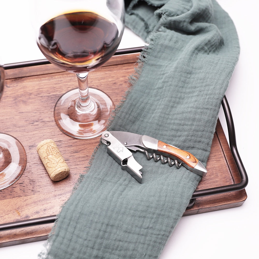 Flaschenöffner und Foliencutter Geschenk für Weinliebhaber Wein Korkenzieher | Brehn