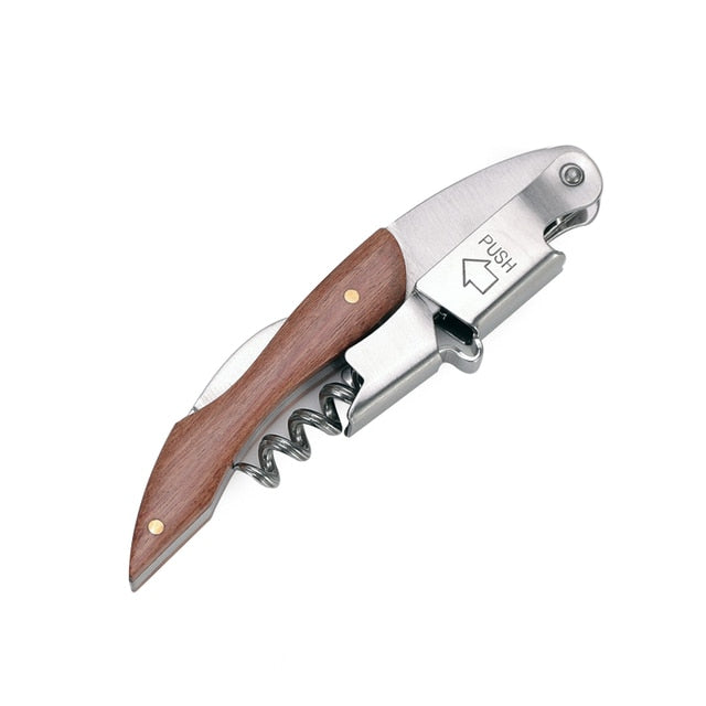 Flaschenöffner und Foliencutter Geschenk für Weinliebhaber Wein Korkenzieher | Brehn