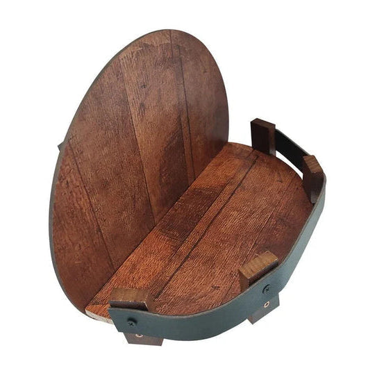 Regal für Bourbon-Whiskeyfässer – Rustikale Baraccessoires