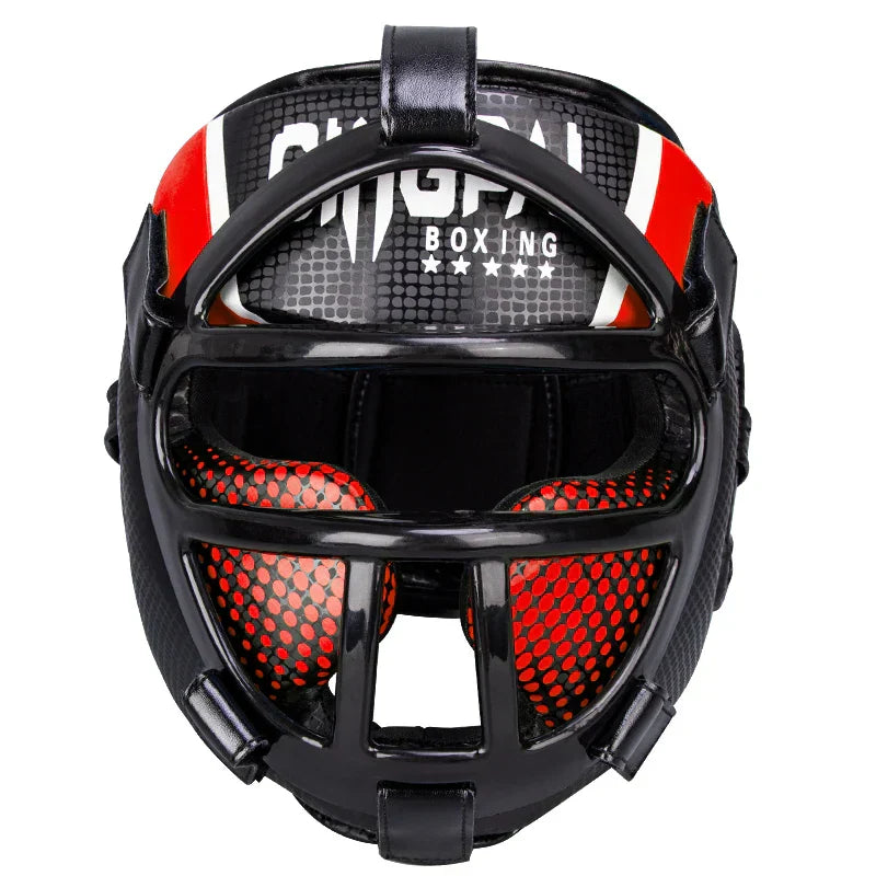 Brehn | Premium Kopfschutz mit Gesichtsschutzmaske – FightGuard