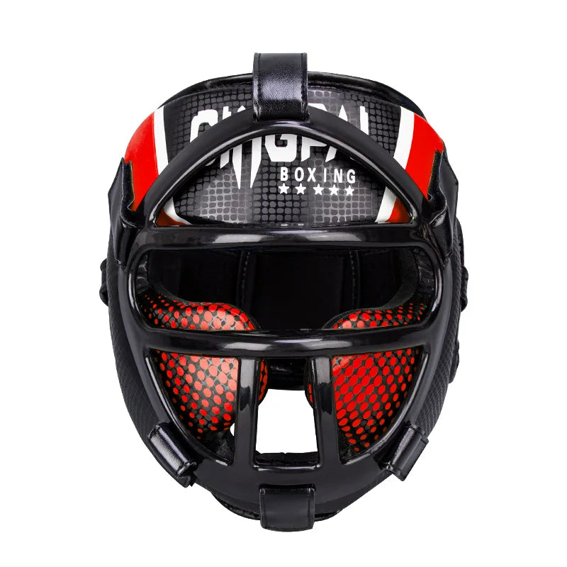 Brehn | Premium Kopfschutz mit Gesichtsschutzmaske – FightGuard