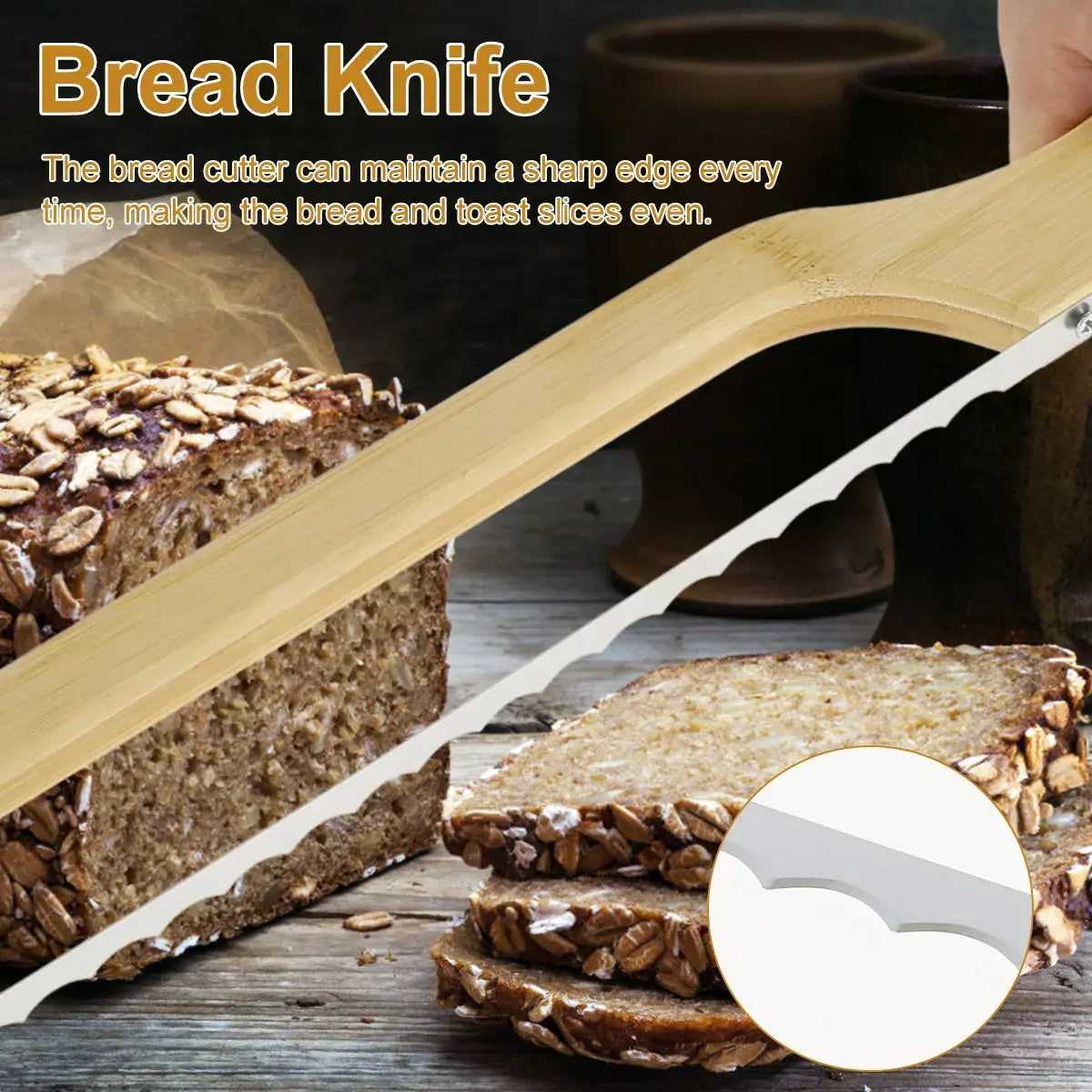 Brehn | Das ultimative Brotmesser für perfekte Scheiben - BreadMaster