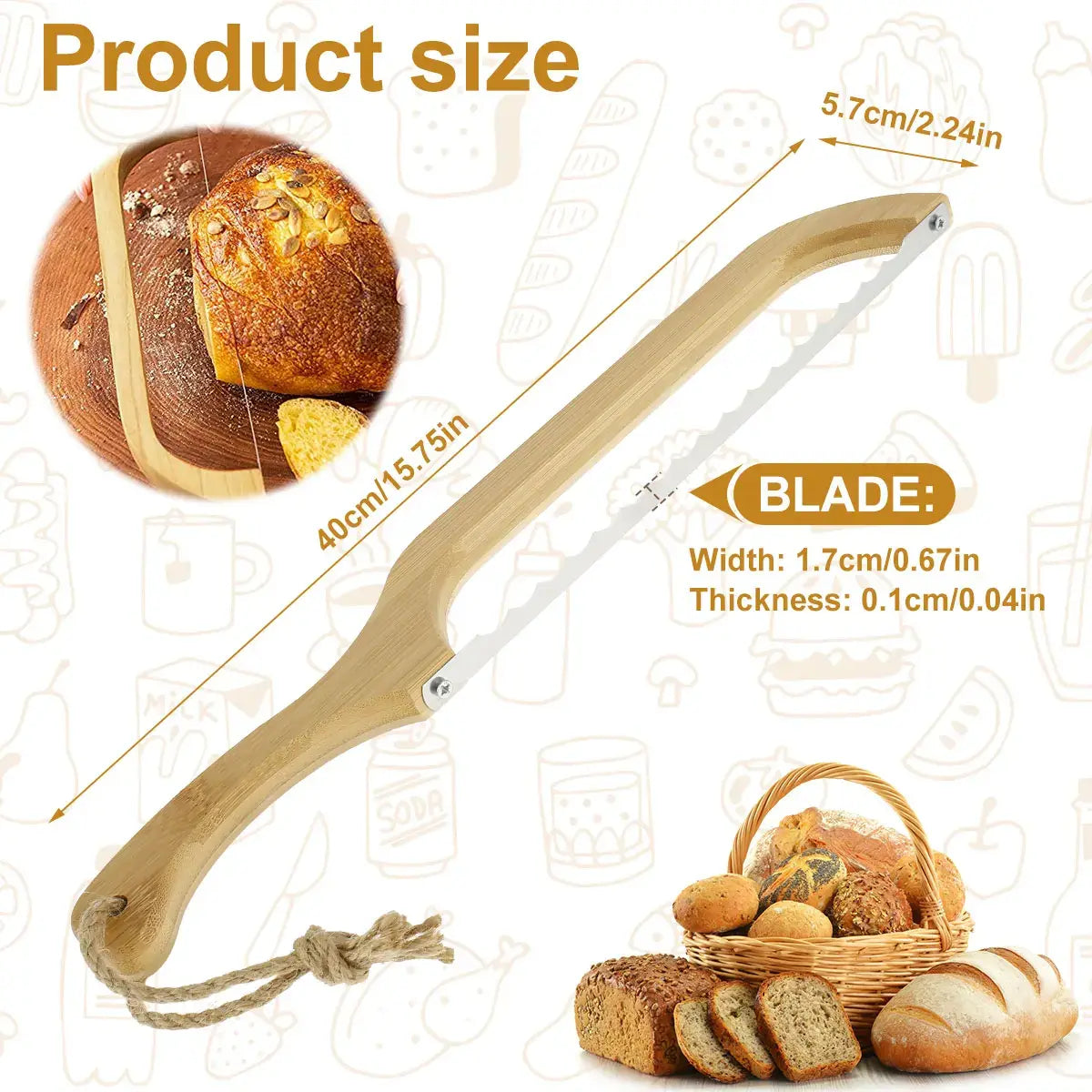 Brehn | Das ultimative Brotmesser für perfekte Scheiben - BreadMaster
