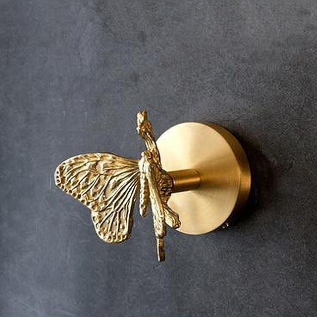 Goldene Messingwandhaken – Handgefertigte Tierdesigns für stylische Wanddekoration | Brehn