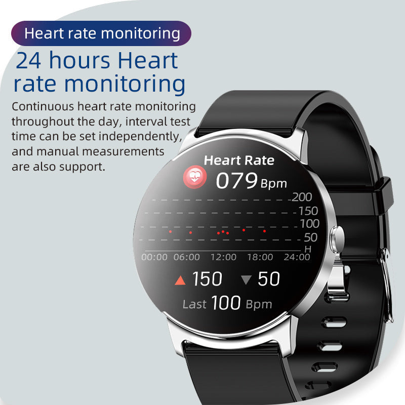 Brehn | BCKS02 Blutzucker messen Blutsauerstoff Blutdruck Herzfrequenz Bluetooth Smartwatch