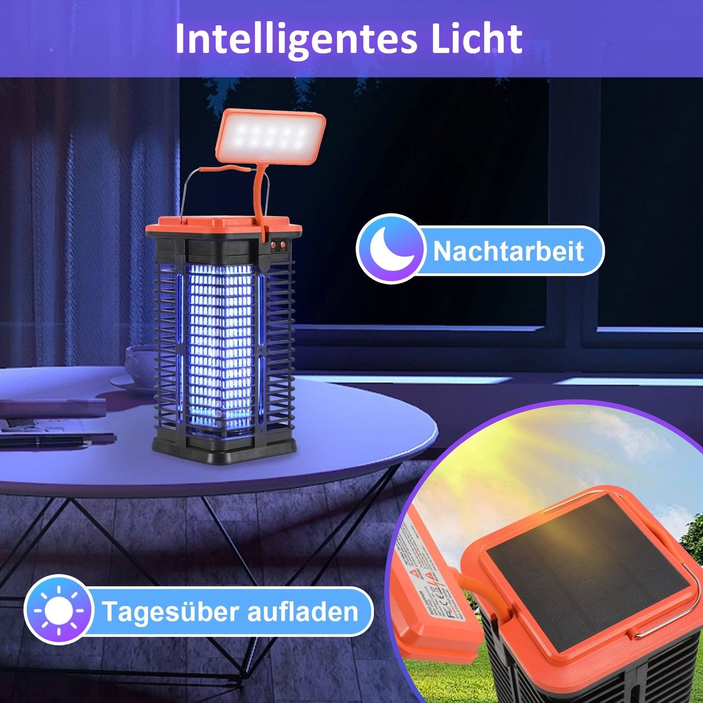 Insektenvernichter Elektrisch Solar 1500V | Brehn