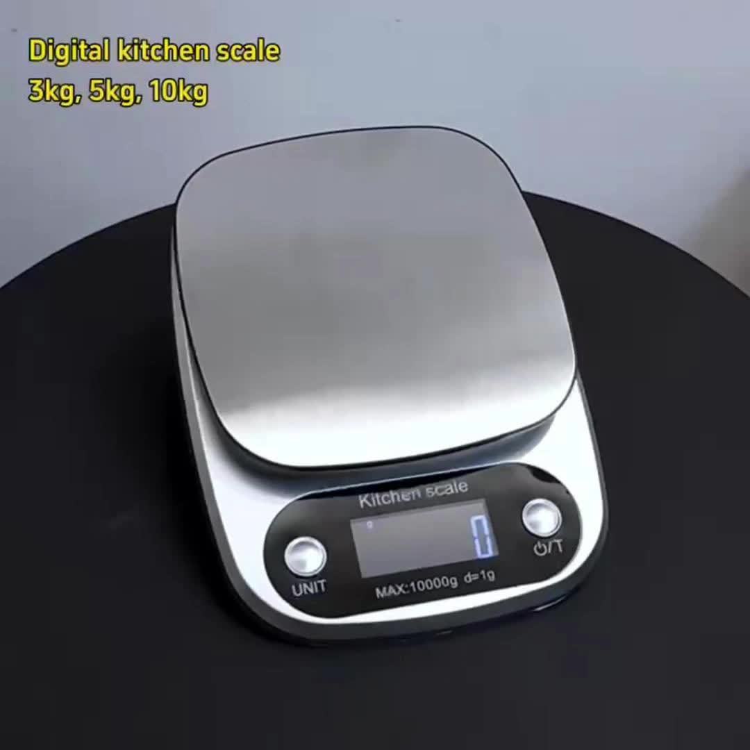 Digitale Küchenwaage Edelstahl | Brehn
