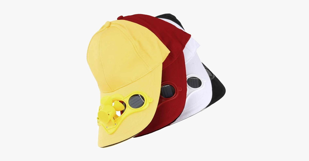 Solar Powered Cooling Fan Hat | Brehn