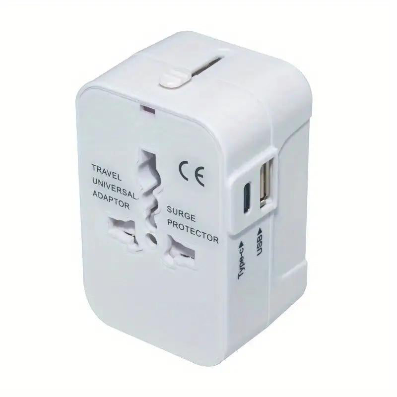 Universeller Reiseadapter mit dualen USB-Anschlüssen | Brehn