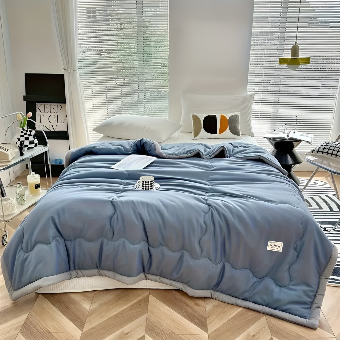 Leichte Sommerdecke – atmungsaktiv & vielseitig | Für Sofa, Bett & Reisen