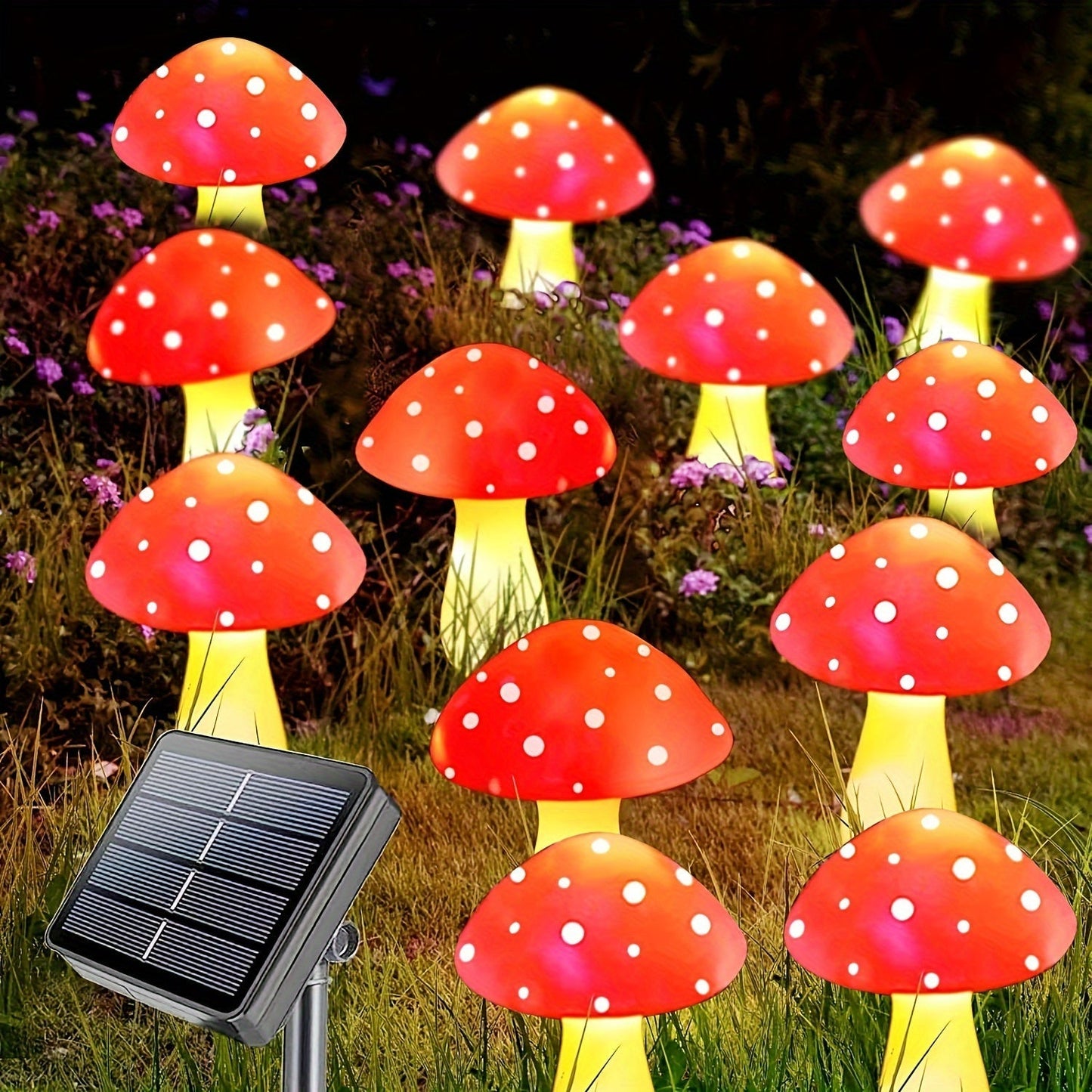 SolarGlow Lampe - Energiesparende Gartenbeleuchtung mit 8 Modi | Brehn