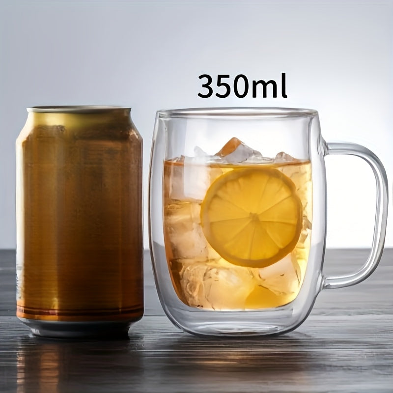 ThermoSip Doppelwandige Glastasse – Borosilikatglas, Hitzebeständig & Elegant | Brehn