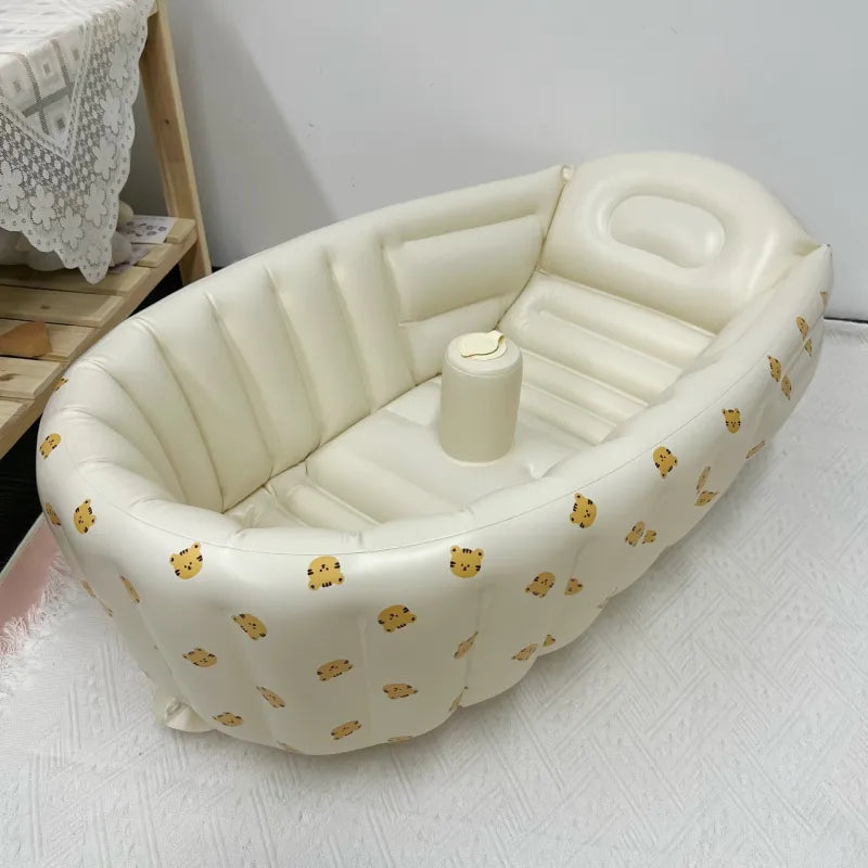 Brehn | Aufblasbare Baby-Badewanne für Reisen – BubbleNest