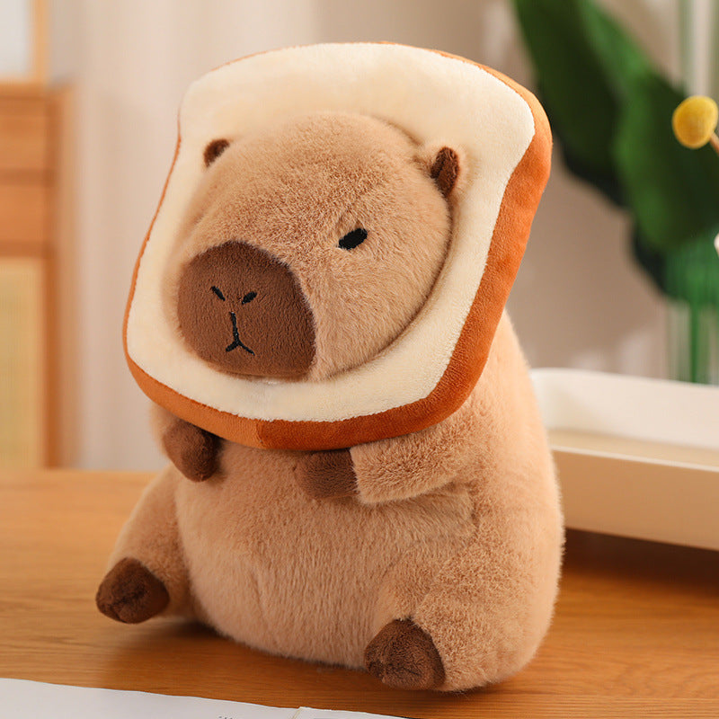 Brehn | CuddleCapy Kuschelpuppe Plüsch | Capybara & Hase Design | Weiches Kuscheltier in Verschiedenen Stilen & Größen