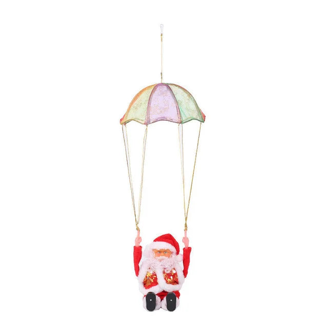 Kletternder Weihnachtsmann