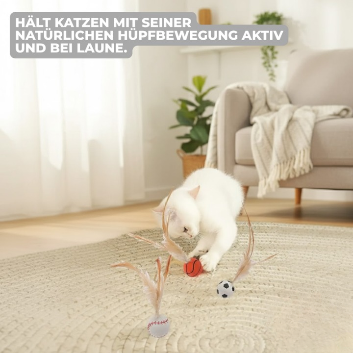 FetherSprint — Entfessle den wilden Jäger in deiner Katze mit lautlosem Spielspaß! | Brehn