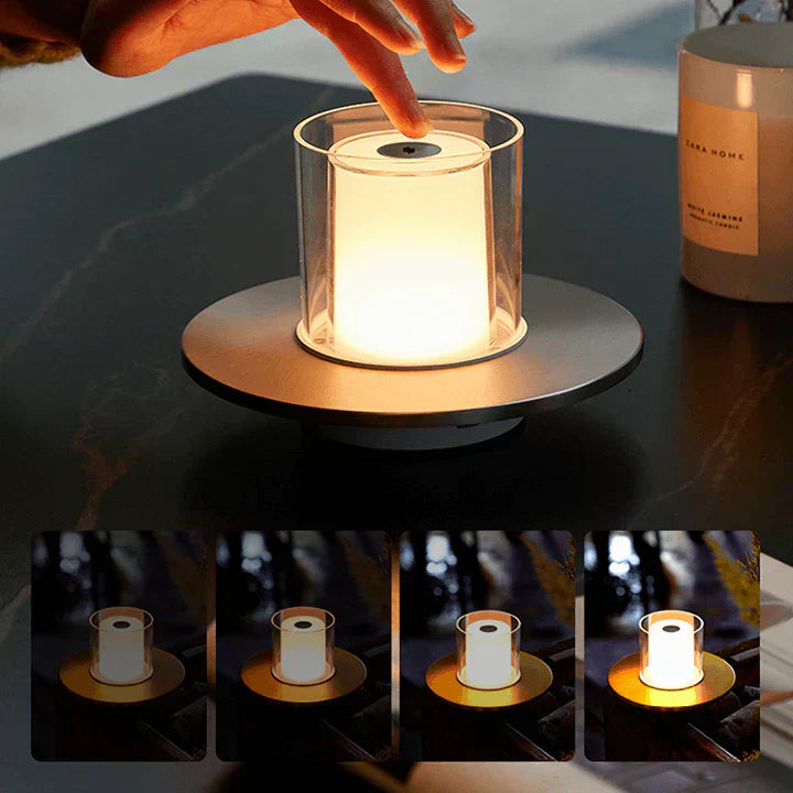 Brehn | GlowLuxe Lampe – Stilvolle LED Tischlampe für Ambientebeleuchtung