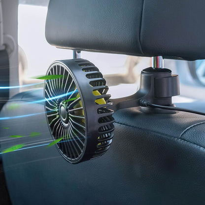 Tragbarer Auto-Lüfter Kühler mit USB und 3 Windstärken | Brehn