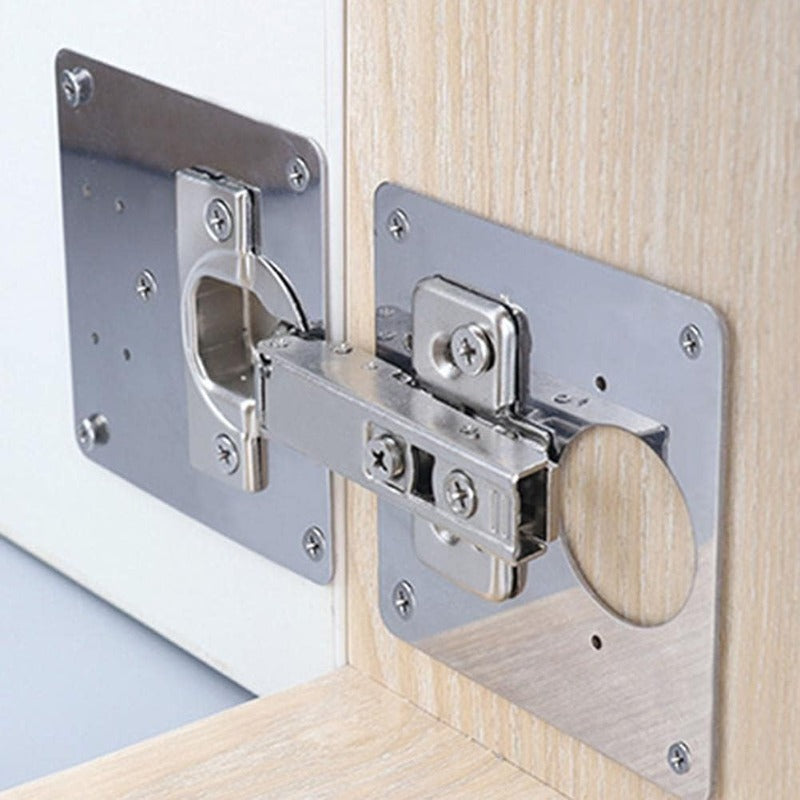 Brehn | HingeSaver Edelstahl Schrank Scharnier Reparaturset
