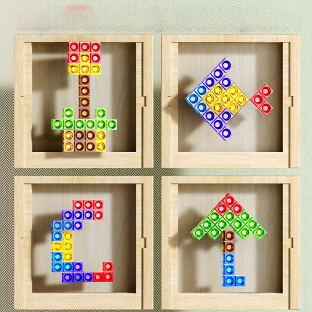 Brehn | Magisches Tetris Spiel aus Holz (Standard Modell)