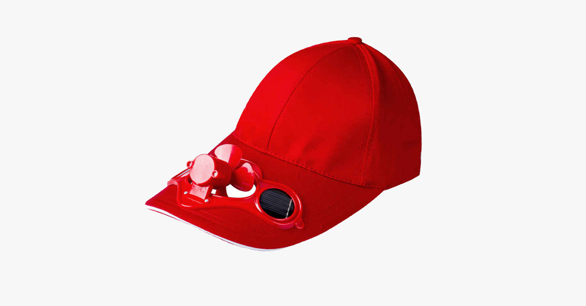 Solar Powered Cooling Fan Hat | Brehn