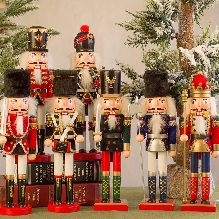 Brehn | NussknackerJoy - Holz Nussknacker Soldatenfigur für zeitlosen Weihnachtszauber
