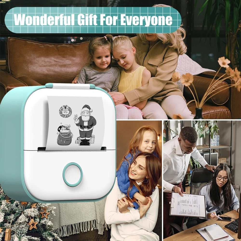 PocketPrint Mini – Tragbarer Thermo-Fotodrucker ohne Tinte | Brehn