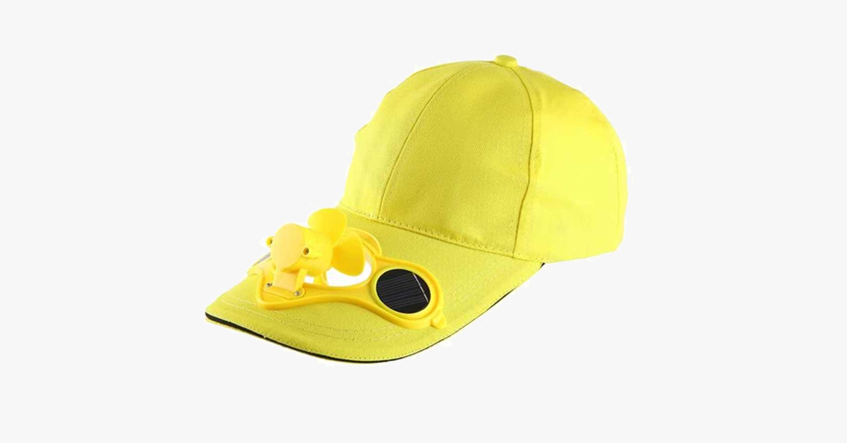 Solar Powered Cooling Fan Hat | Brehn