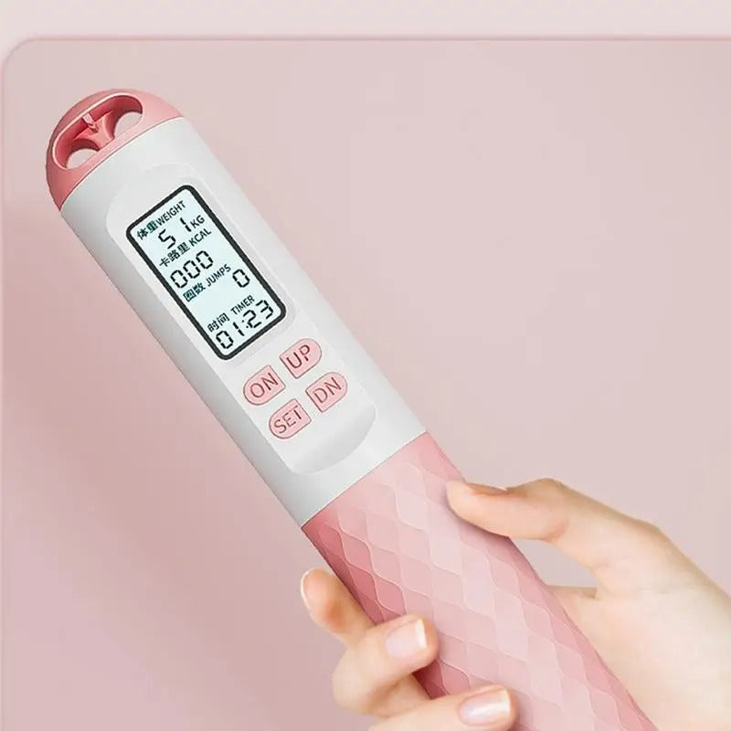 Kabelloses Springseil mit Zähler – Beschwerte Griffe für Home-Cardio-Workouts | Brehn