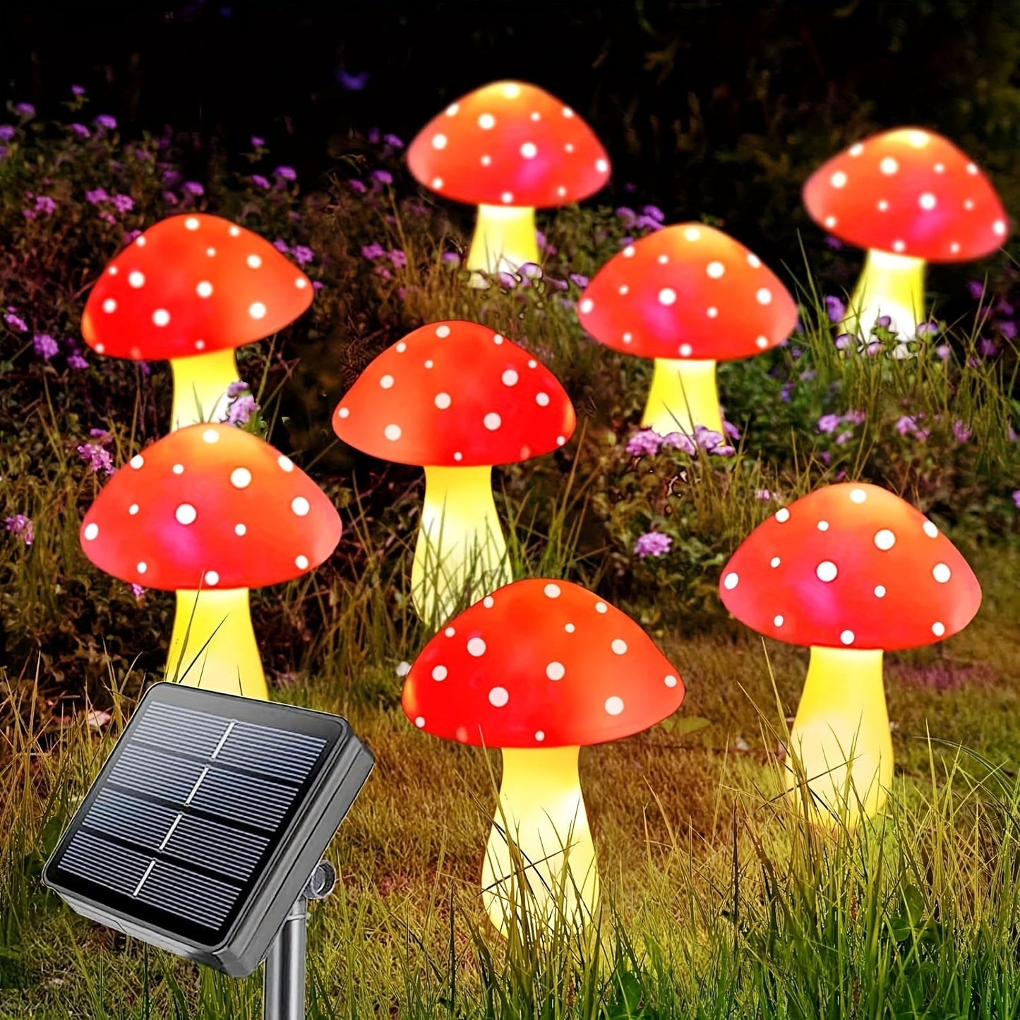 SolarGlow Lampe - Energiesparende Gartenbeleuchtung mit 8 Modi | Brehn