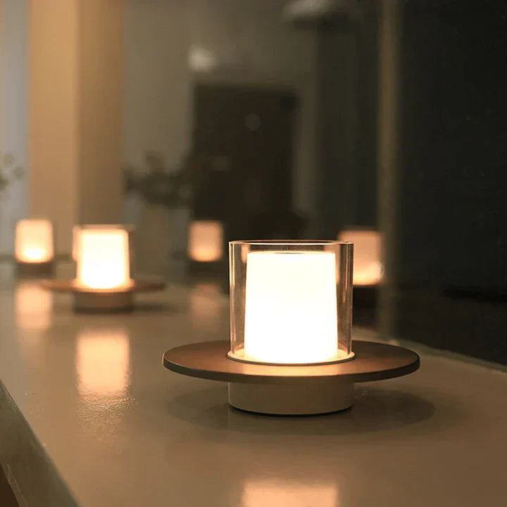 Brehn | GlowLuxe Lampe – Stilvolle LED Tischlampe für Ambientebeleuchtung