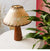 Brehn | HeritageGlow Lampe – Klassische Holz Tischlampe